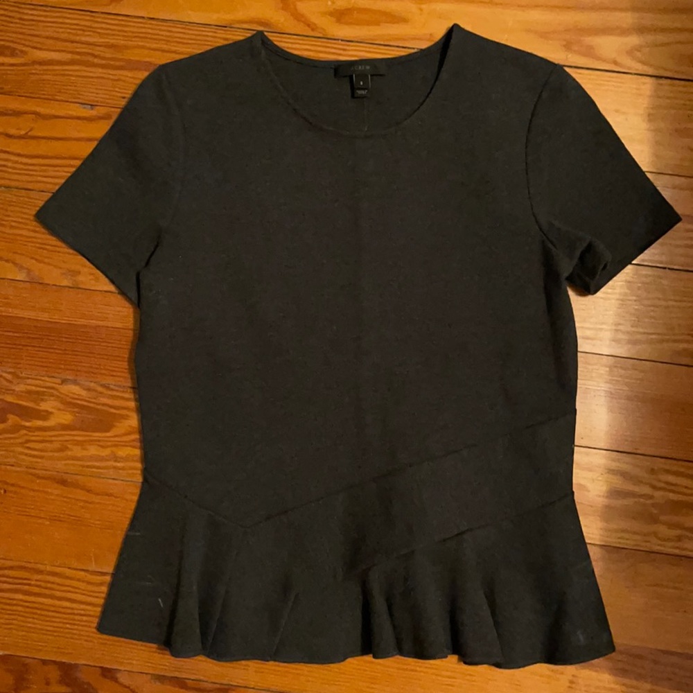 Grey Jcrew blouse